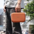 thumbnail image 3 of Baohd FauxLeather Drone Carrying Case Portable Travel Bag With Shock-proof Hard Shell Easy To Carry Gray, 3 of 6