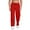 71#Red, variant on Cargo Sweatpants for Men Open Bottom Fleece Baggy Sweatpants Plus Size Athletic Jogger Workout Pants with Pockets Light Brown L