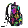 thumbnail image 3 of Easygdp Bright Mushrooms Mochila Ergonómica Versátil para Laptop - Múltiples Bolsillos, Correas Ajustables, Unisex para Escuela, Viajes y Actividades al Aire Libre-One Size, 3 of 5
