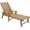 Teak, variant on Dextrus Outdoor Chaise Lounge Chair with Wide Armrest and Adjustable Backrest, Waterproof Resin Patio Lounger with 350lbs Capacity