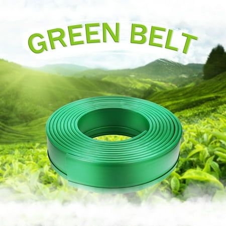 Landscaping Boards Bestller 32FT PE Terrace Board Landscape Edging Coil Grass Edging Fence Belt Border Garden Lawn Stone Isolation Path ()