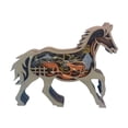 thumbnail image 1 of Luz nocturna Escritorio en capas Miniaturas Manualidades Silueta Escultura Ahuecada Retro Madera luminosa Animal Caballo Estatua para dormitorio Hogar Sunnimix Estatuas de luz nocturna, 1 of 8