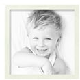 thumbnail image 2 of ArtToFrames 14x14 inch  Woodgrain White Shadowbox 1.5 inch Tall Picture Frame,  White 14" x 14" Wood Poster Frame (WOM-5138), 2 of 7