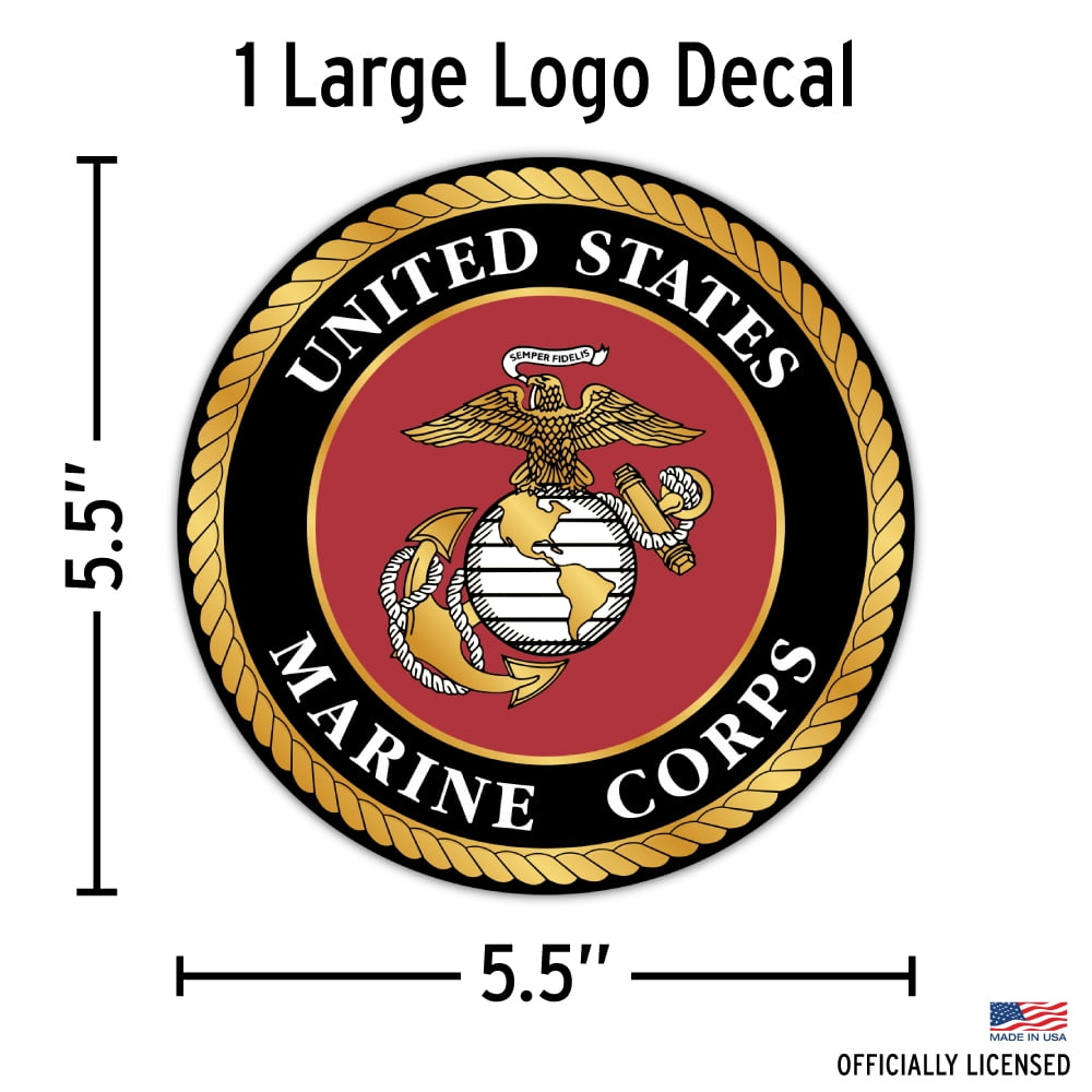 United States Marine Corps Veteran Window Decal Bumper Sticker USMC NEW 