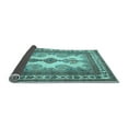 thumbnail image 2 of Ahgly Company Indoor Square Persian Light Blue Traditional Area Rugs, 5' Square, 2 of 4