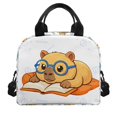 thumbnail image 2 of HUIACONG Lunch Bag with Cartoon Capybara Design, Aluminum Film Material Insulated Lunch Tote for Kids for School and Camping, 2 of 10