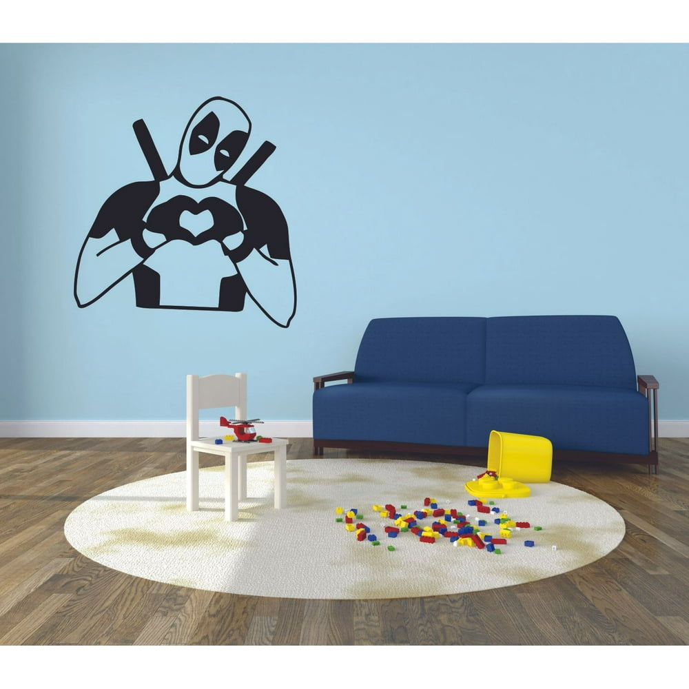 Deadpool Wade Wilson Marvel Hero Character Cartoon Wall ...
