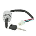 Motorcycle Electric Bike Ignition Switch Set with 2 Keys Replacement