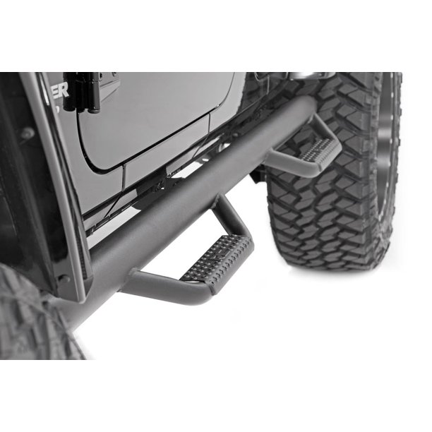 Rough Country Nerf Bar Hoop Steps (fits) 20072018 Jeep Wrangler JK 4