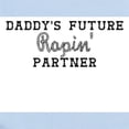 thumbnail image 2 of CafePress -  Daddy's Future Ropin' Partner Body Suit - Baby Light Bodysuit, Size Newborn - 24 Months, 2 of 4