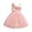 Pink, variant on Pink Off Shoulder Flower Girl Dresses for Wedding 1 Sleeve Tulle Summer Vintage Dresses 3-4 Years