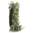 thumbnail image 3 of Raz Imports Eucalyptus Soft Green 14 Inch Polyester Candle Wreath Ring, 3 of 6