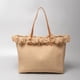 thumbnail image 4 of Bolso Hombro para Mujer Con Mano Diario Lona Borlas (raya), 4 of 5