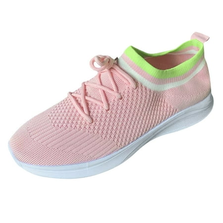 

TAIAOJING Women s Sneaker Sneaker For Casual Sport Shoes Mesh Running Shoes Lace Up Front Running Shoes