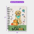 thumbnail image 5 of Hardworking Golden Retriever Ready Back to School New Year Classes Spiral Bound Journal Goldens Dog Lover Gifts Idea 5x7in Spiral Notebook - 12011, 5 of 5