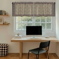 thumbnail image 5 of Boho Floral Tier Curtains 36 Inch Length, Vintage Flowers Abstract Art Ethic Tribe Cafe Short Curtains for Bathroom Over Sink, Small Kitchen Curtain Light Filtering Tiered Drapes 2 Panels 27.5"Wx36"L, 5 of 8