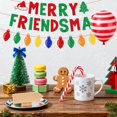 thumbnail image 3 of Banner Difuento Merry Friendsmas con purpurina para fiesta de Navidad, 3 of 9