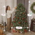 thumbnail image 3 of 6ft Prelit Christmas Tree with Full-Spectrum LEDs, Smart App Control, Wide Full Hinged Xmas Tree, Easy Assembly, 3 of 6