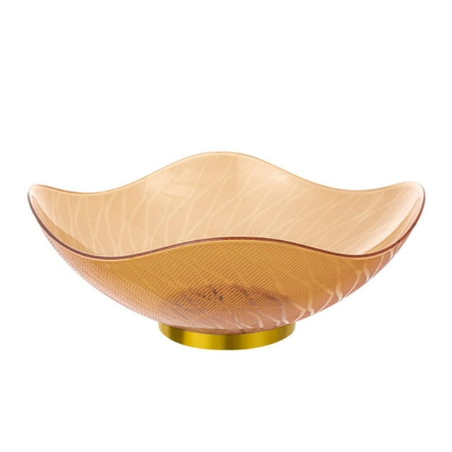 Fruit Tray Elegant Transparent Nordic Style Desktop Nut Snack Candy Bowl Daily Use