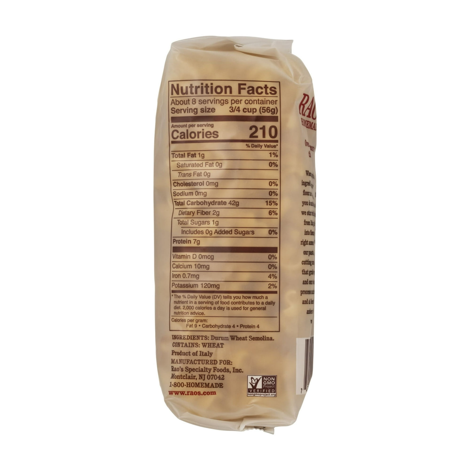 Rao's Homemade Fusili, Premium Italian Pasta Made from Durum Semolina Flour, 16 Oz