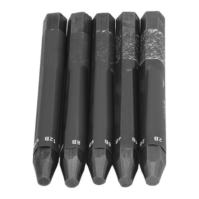 Graphite Sticks, Graphite Powder Water Soluble Safe Graphite Rod Hex Rod for Watercolor for Sketching