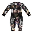 thumbnail image 5 of Vampire Diaries Baby Romper Toddler Long Sleeve Bodysuit Soft Skin-Friendly Jumpsuit Outfit with Snap Crotch 0-3M, 5 of 8