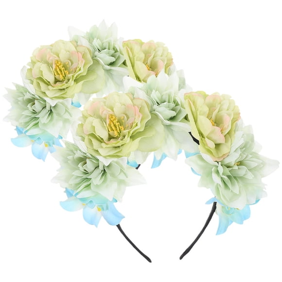 HEALEEP 2Ud Floral Artificial Para Con Vintage