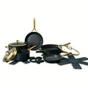Thyme & Table 12-Piece Non-Stick Supreme Collection Cookware Set, Pots and Pans Set - Atlantic Blue