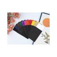 thumbnail image 6 of INSPIRE CHIC Men's Prefolded Solid Pocket Squares Suit Handkerchief 7.3"x3.1" for Wedding Party Business Black One Size, 6 of 6