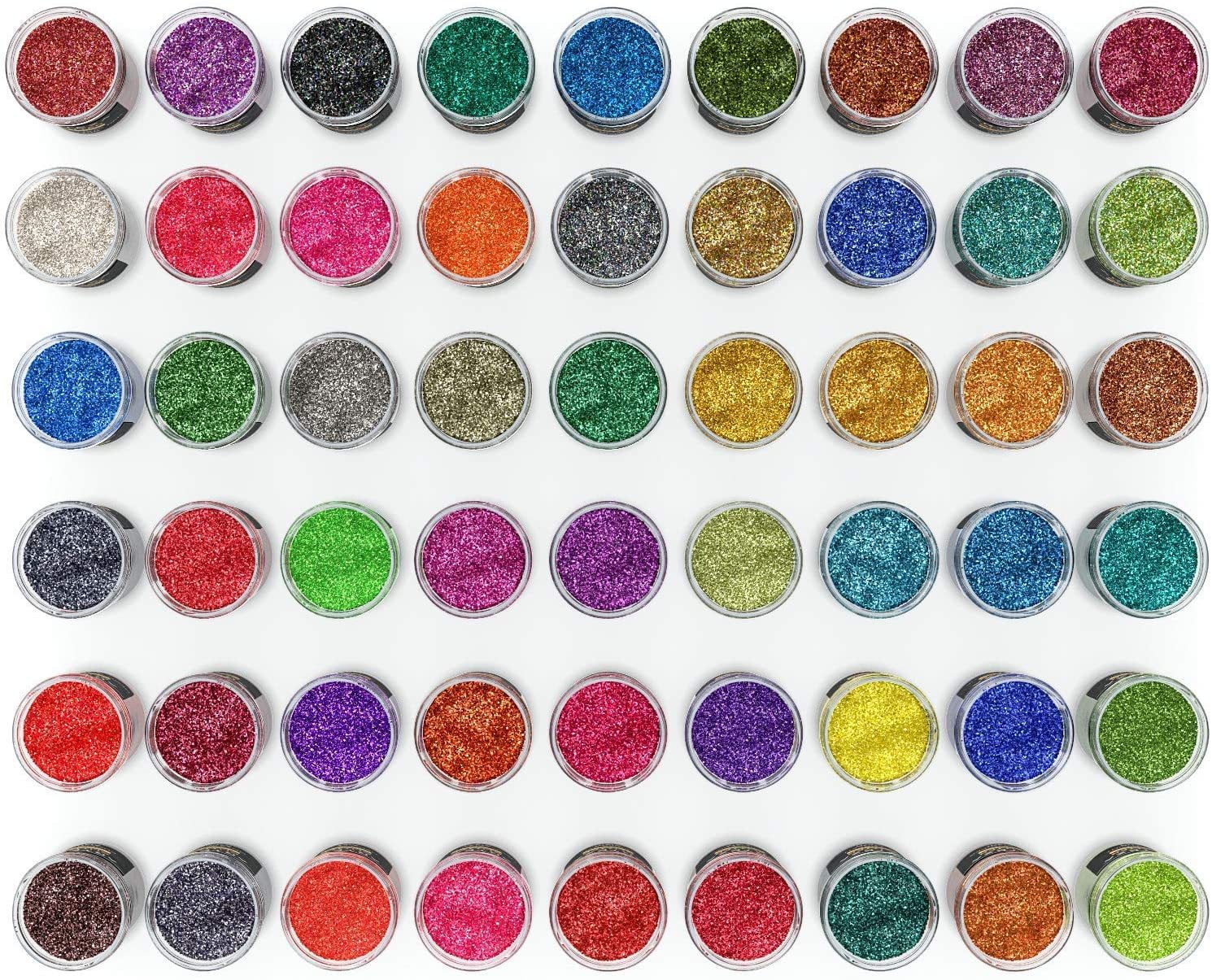 Arteza Multi-color Glitter Shaker (54 Pack)