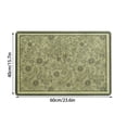 thumbnail image 3 of Tuvgenk Flower Area Rugs Absorbent Multicolor Rectangle Doormats Living Room Nylon,Spandex Fuzzy 23.62x15.75 In, 3 of 6