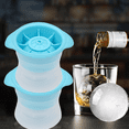thumbnail image 3 of Whiskey Glasses and Sphere Ice Ball Maker Ice Mold Whiskey Chilling Barware Set, 3 of 5