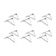thumbnail image 2 of Abrazaderas adaptables para mantel Eigraketly 12 piezas acero inoxidable, 2 of 6