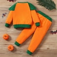 thumbnail image 4 of LNMQLPDBS Toddler Overalls Girls Halloween Toddler Girl Outfits Baby Going Home Outfit Girl Christmas Onesie Baby Babygirl Winter Clothes 3 to 6, Orange 12-18 Months, 4 of 9