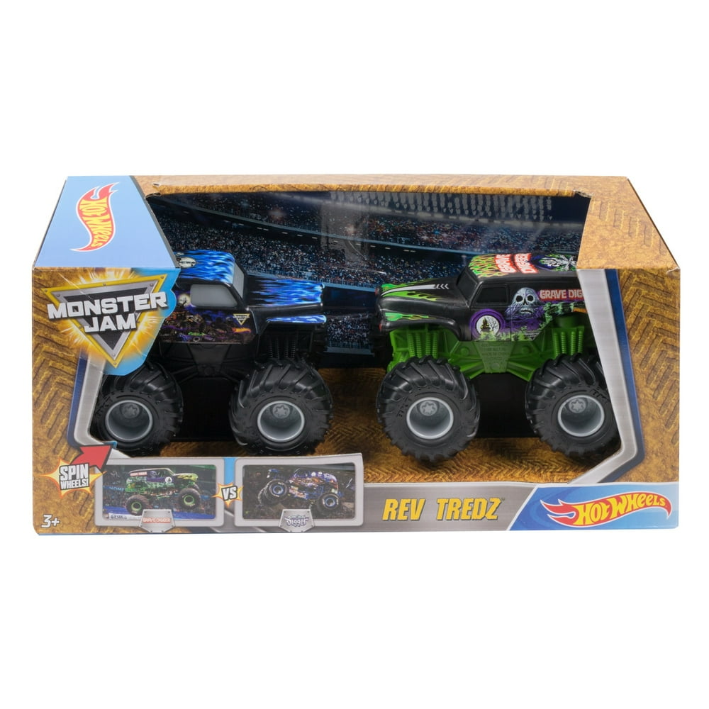 Hot Wheels Monster Jam Rev Tredz 2Pack (Styles May Vary)