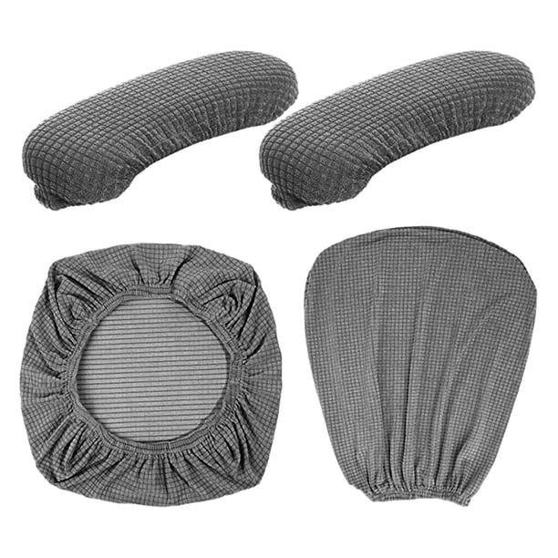 Moyic Stretchable Office Chair Slipcover for Study Armchair Chair Chair Gaming Decoración del hogar Gris