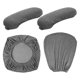 thumbnail image 1 of Moyic Stretchable Office Chair Slipcover for Study Armchair Chair Chair Gaming  Decoración del hogar Gris, 1 of 1