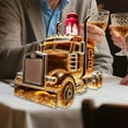 thumbnail image 3 of Semi Truck Whiskey Decanter Bottle, Funny Home Bar Decor and Truck Driver Gift for Dad, 3 of 7