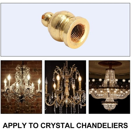 10pcs Lamp Light Cover Cap Chandelier Ceiling Solar Post Lights Bulb Socket Adapter Crystal Accessories Golden Canada 10pcs Lamp Light Cover Cap Chandelier, Ceiling Cap For Chandelier
