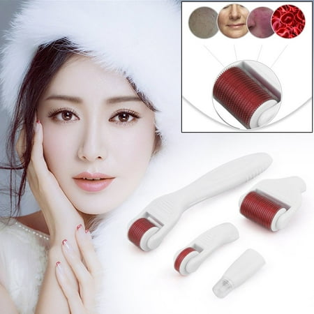 5 In 1 Derma Roller Micro Needle Body Facial Skin Rejuvenation Anti-Aging Tool