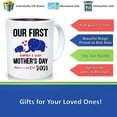 thumbnail image 2 of Our First Mother's Day 2021, Mother's Day Gift, Mug For Mom, Gift For Mother, Heart Mommy Gift Mug, Mug For Mom, Ceramic Novelty Coffee Mug, Tea Cup, Gift Present For Birthday, Christmas, 2 of 2