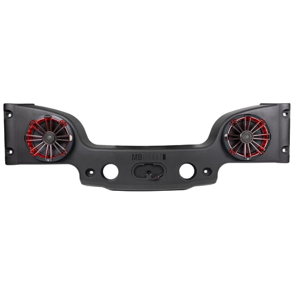 MB Quart MBQJK-28CRGB Jeep Wrangler JK (2007-2018) Rear Overhead Soundbar - Dual 8" Coaxial Speakers, Titanium Tweeters, RGB LED Lighting, OEM Replacement, 140W Peak Power