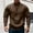Brown, variant on DPTALR Men's Long Sleeve Quarter Zip Thick Pullover Sweatshirts,Casual Big and Tall Golf Shirts with Pocket Sweater Tops,Army Green,S