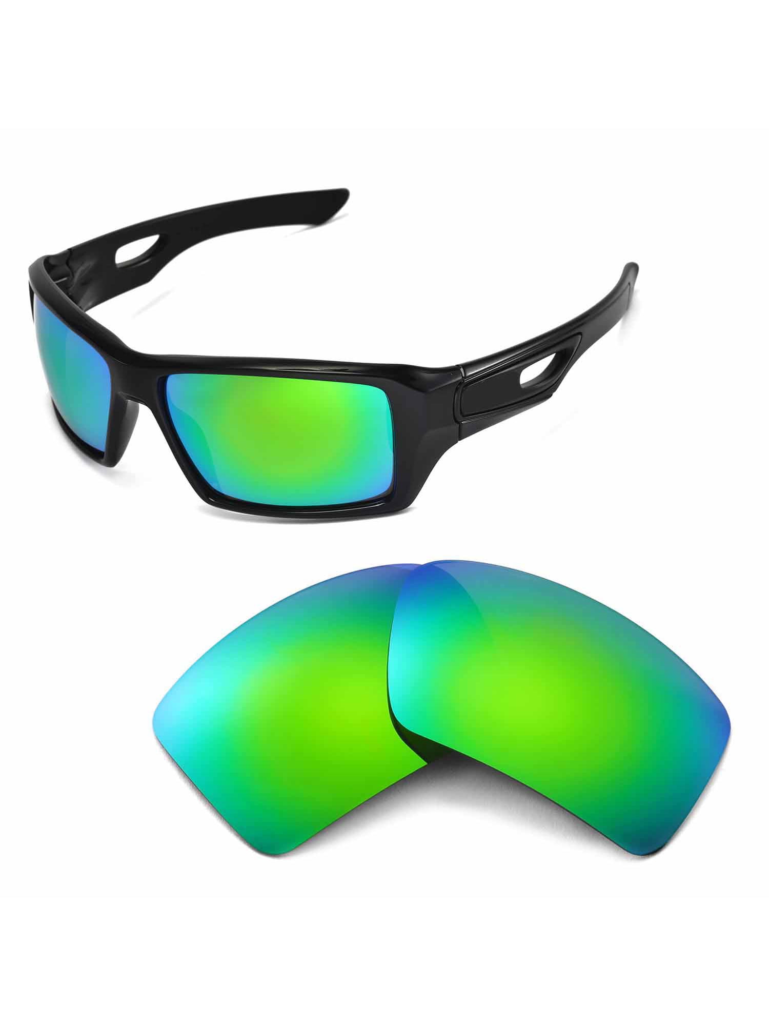 Walleva Emerald Polarized Replacement Lenses for Oakley Eyepatch 2