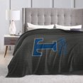 thumbnail image 4 of Trine University Logo Fleece Blanket, Very Soft Microfiber Flannel Blanket for Couch Warm and Cozy for All Seasons, 4 of 6