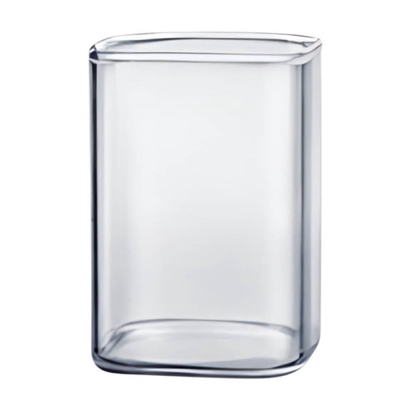 Acrylic Drinking Cup - Clear Glass-like Water Tumbler for Milk Coffee Tea - Reusable Shatterproof Beverage Cup with Handle for Home Kitchen Office - 12oz Insulated Plastic Cup for Hot Cold Drinks