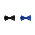 thumbnail image 2 of Cloudstyle Men's Solid Color Bow Ties 2-Pack for Weddings, Evening Parties & Gifting, 2 of 2
