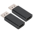thumbnail image 2 of 2Pcs DP Male to HDMI Female Adapter Converter Transformer for 1080P HDTV PC, 2 of 8
