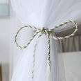 thumbnail image 4 of Mosquito Net Bed Canopy for Double Bed, White Netting Four Corner Post Curtains Bed Drape Elegant Mosquito Net, 4 of 4