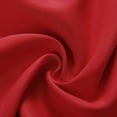 thumbnail image 4 of Nvzi Solid Blackout Curtain Valance for Kitchen/Bedroom Rod Pocket Scalloped Valance Short Curtain Panels (52"x18",Red), 4 of 4